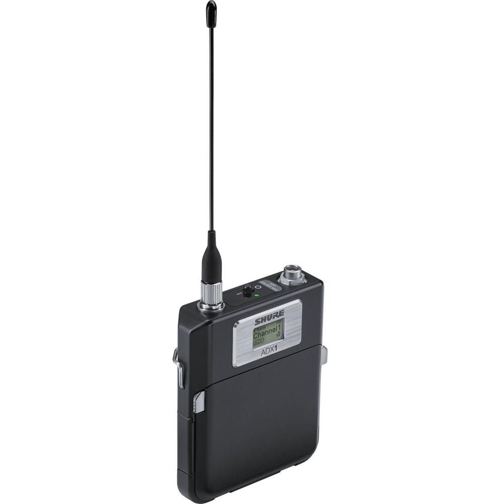 Transmisor de Cuerpo Inalámbrico Digital Shure ADX1 con LEMO3 (X55: 941 a 960 MHz) - Compatible con 1516683-REG Transmisor de Cuerpo Inalámbrico Digital Shure ADX1 con LEMO3 (X55: 941 a 960 MHz) - Compatible con 1516683-REG