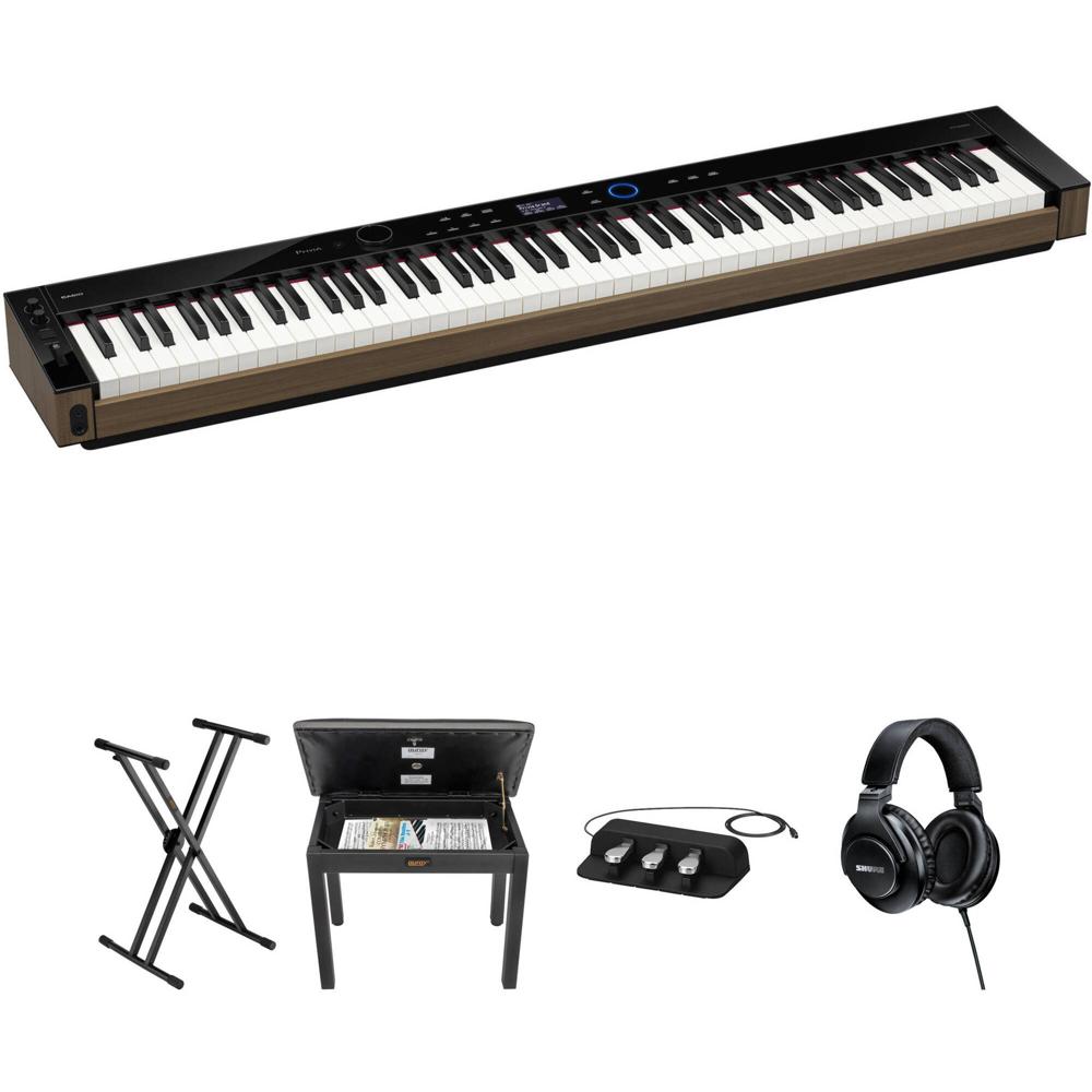 Casio Privia PX-S6000 Piano Digital Portátil de 88 Teclas con Soporte X, Banco, Unidad de 3 Pedales 1729918-REG Casio Privia PX-S6000 Piano Digital Portátil de 88 Teclas con Soporte X, Banco, Unidad de 3 Pedales 1729918-REG
