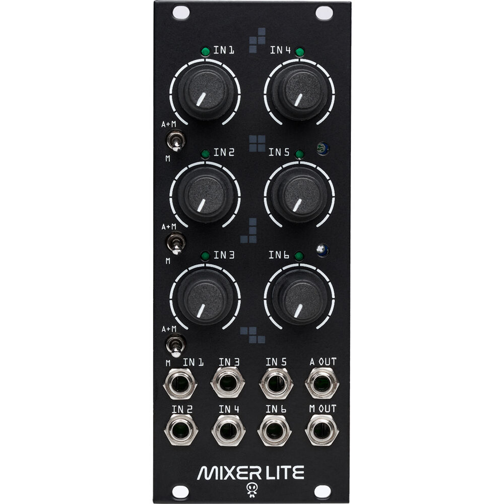 Erica Synths Drum Mixer Lite Eurorack Module (10 HP) 1763512-REG Erica Synths Drum Mixer Lite Eurorack Module (10 HP) 1763512-REG