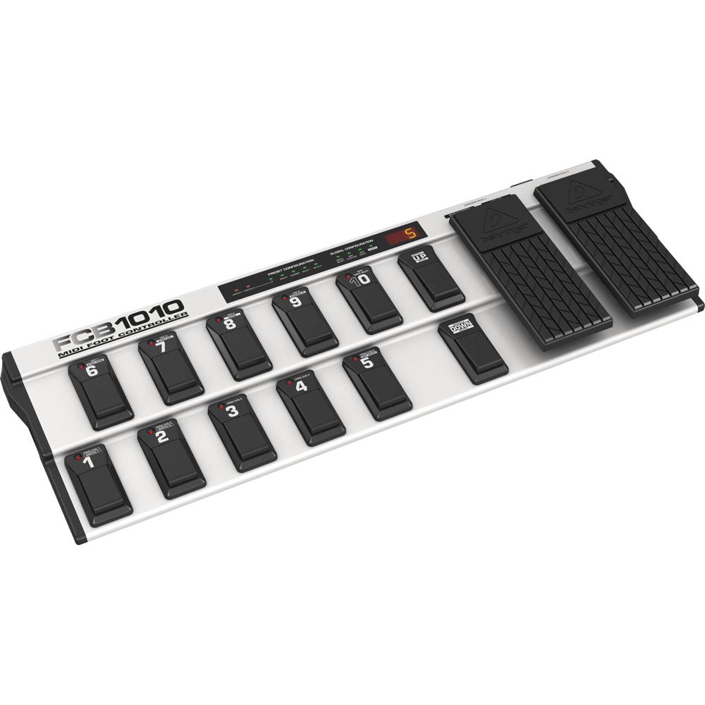 Controlador de Pie MIDI Behringer FCB1010 - Control MIDI para Estudio y en Vivo, 10 Bancos de Preset