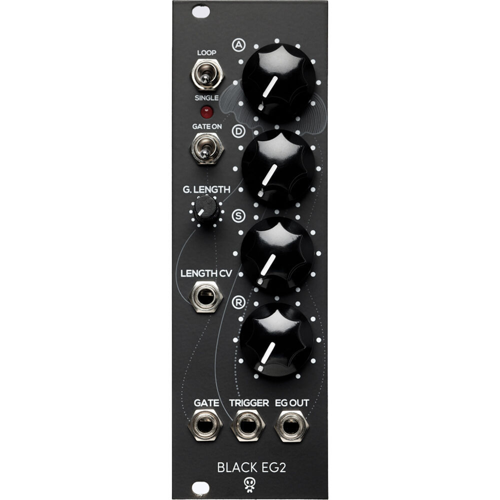 Generador de envolvente Erica Synths Black EG2 para Eurorack (8 HP) - ADSR Exponencial Completo, Opc 1790081-REG Generador de envolvente Erica Synths Black EG2 para Eurorack (8 HP) - ADSR Exponencial Completo, Opc 1790081-REG