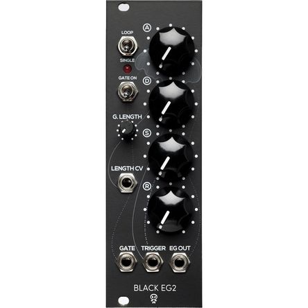 Generador de envolvente Erica Synths Black EG2 para Eurorack (8 HP) - ADSR Exponencial Completo, Opc 1790081-REG