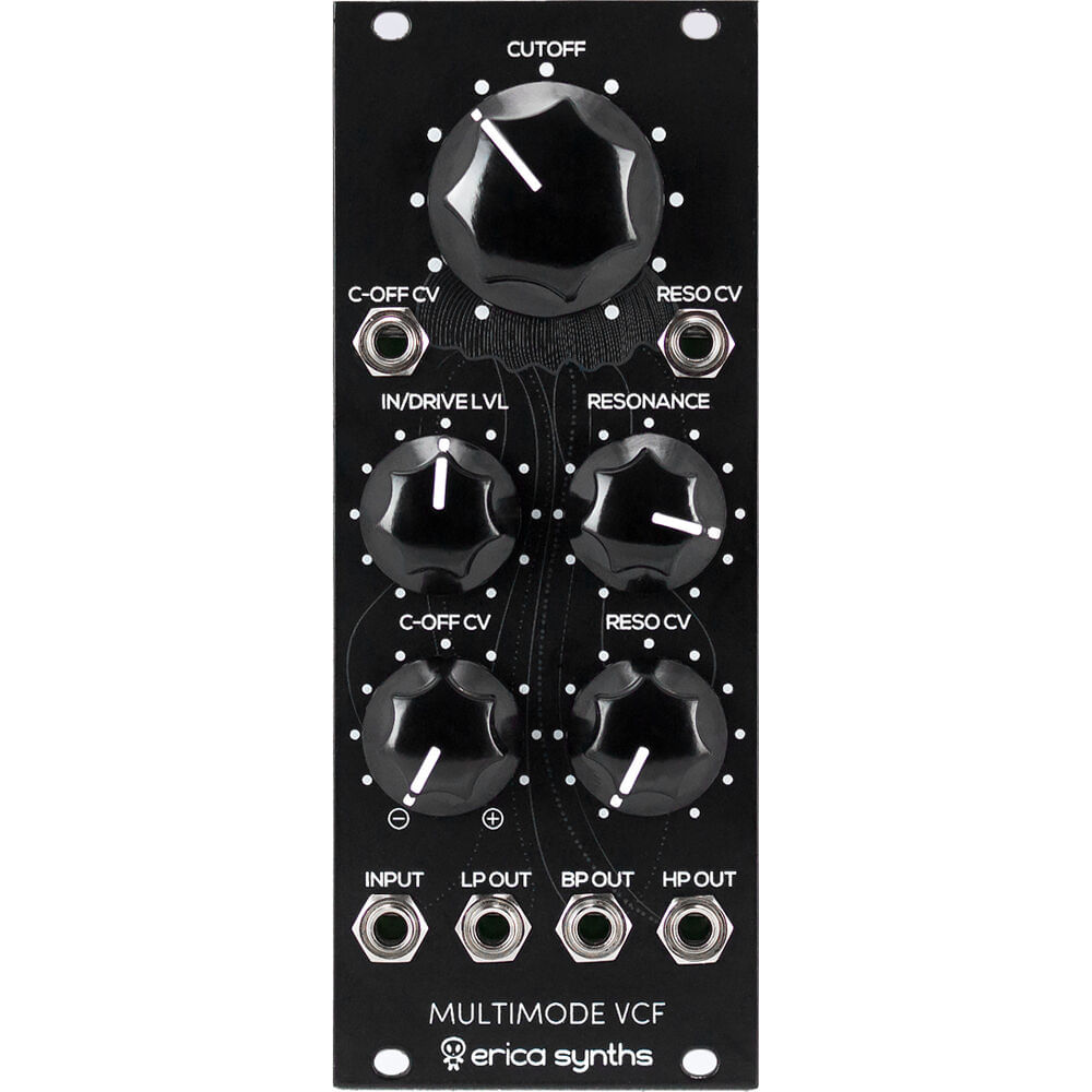 Erica Synths Black Multimode VCF Eurorack Module (10 HP)