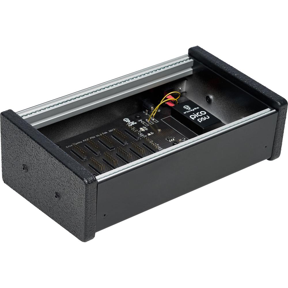Erica Synths Aluminum Pico Case (42 HP) - Caja Eurorack Compatible, Chasis de Aluminio Ligero, Fuent