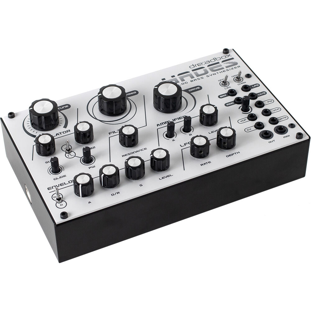 Dreadbox Hades Reissue: Sintetizador Analógico Semimodular de Bajo con Módulo Eurorack y 11 Puntos d 1733194-REG Dreadbox Hades Reissue: Sintetizador Analógico Semimodular de Bajo con Módulo Eurorack y 11 Puntos d 1733194-REG