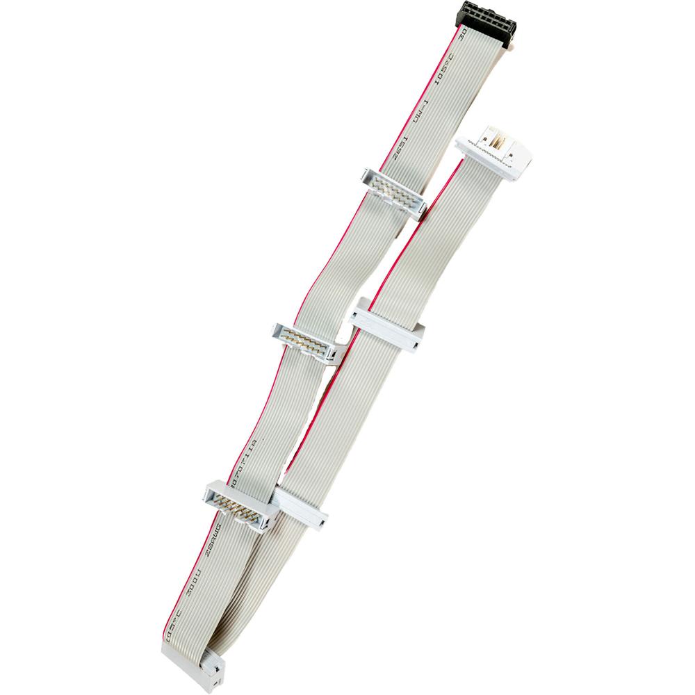 Cable 4ms Flying Bus (Conectores Macho) - Distribución Pasiva de Energía, 14" de Largo, 7 Pines Mach