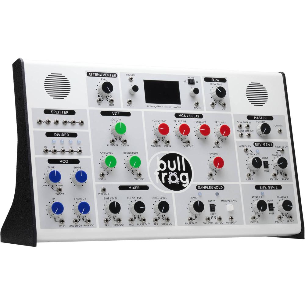 Erica Synths x Richie Hawtin Bullfrog XL: Sintetizador Educativo de Música Electrónica con Oscilosco 1828205-REG Erica Synths x Richie Hawtin Bullfrog XL: Sintetizador Educativo de Música Electrónica con Oscilosco 1828205-REG