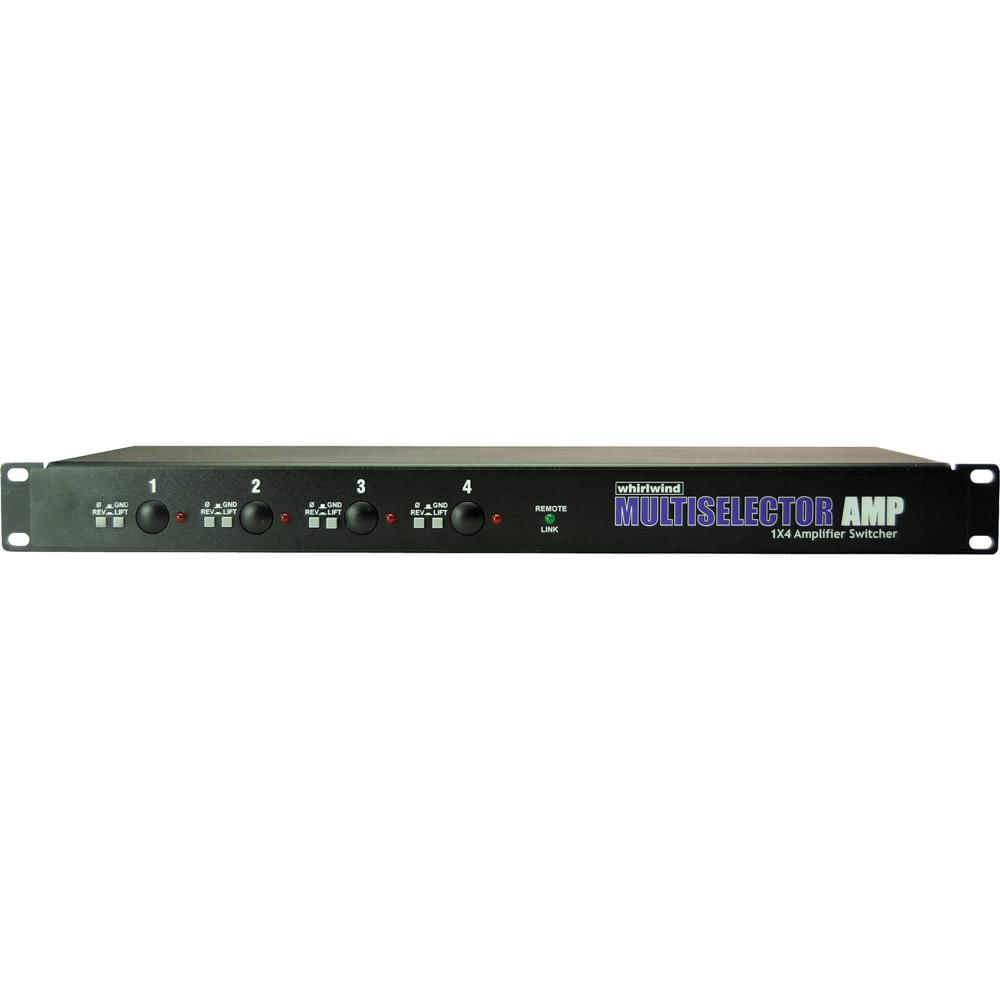 Conmutador de Amplificador Whirlwind MultiSelector AMP 1 x 4 - Fabricado en EE. UU.
