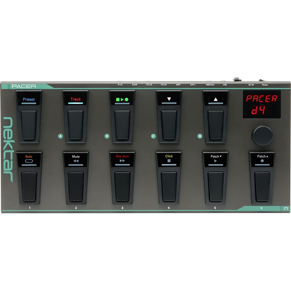 Controlador de Pie MIDI Nektar Technology PACER con Integración DAW y 24 Presets Programables