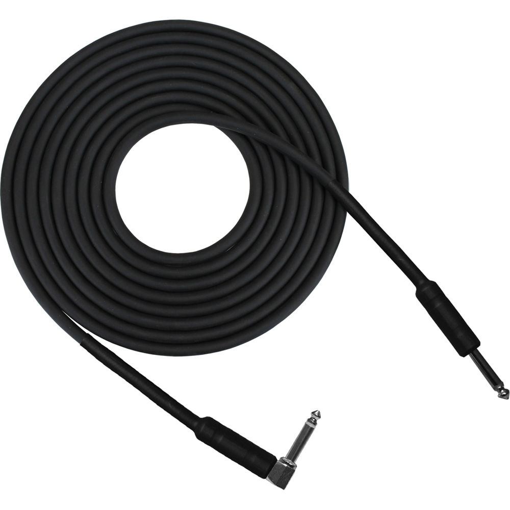 Cable de Guitarra RapcoHorizon G3S de 20' con Conectores de 1/4" Recto a 1/4" en Ángulo Recto y Prot