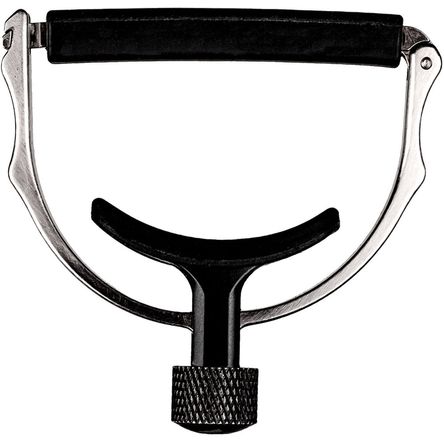 Capo D'Addario NS Cradle para Guitarras Acústicas y Eléctricas de 6 Cuerdas - Ajuste de Tensión Micr 1382780-REG