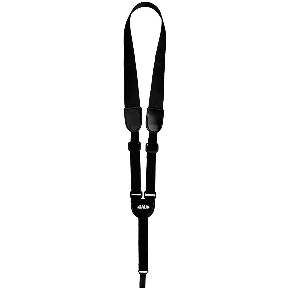 Correa Clásica para Ukulele KALA de Nylon y Cuero (Negra) - Con Detalles en Cuero Negro, Totalmente 1179971-REG Correa Clásica para Ukulele KALA de Nylon y Cuero (Negra) - Con Detalles en Cuero Negro, Totalmente 1179971-REG