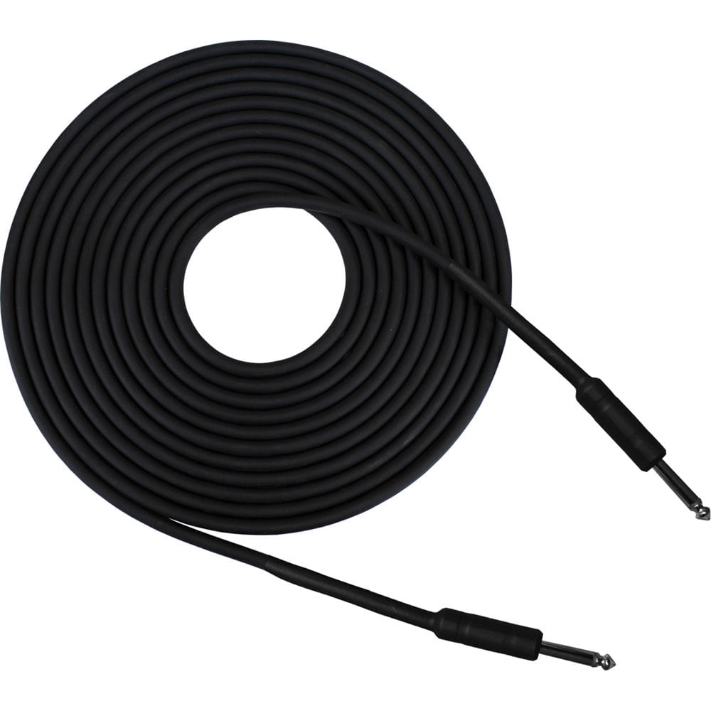 Cable de Guitarra RapcoHorizon G1S Series de 30' con Conectores de 1/4" y Protección Térmica (Negro)