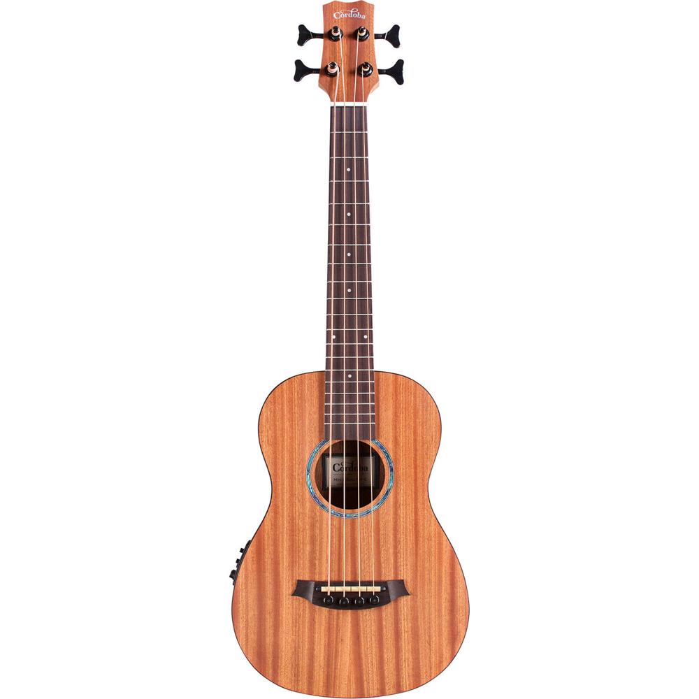 Cordoba Mini II Bass MH-E Acústico-Eléctrico ( l) - Cuerpo y Mástil de Caoba, Diapasón de Pau F