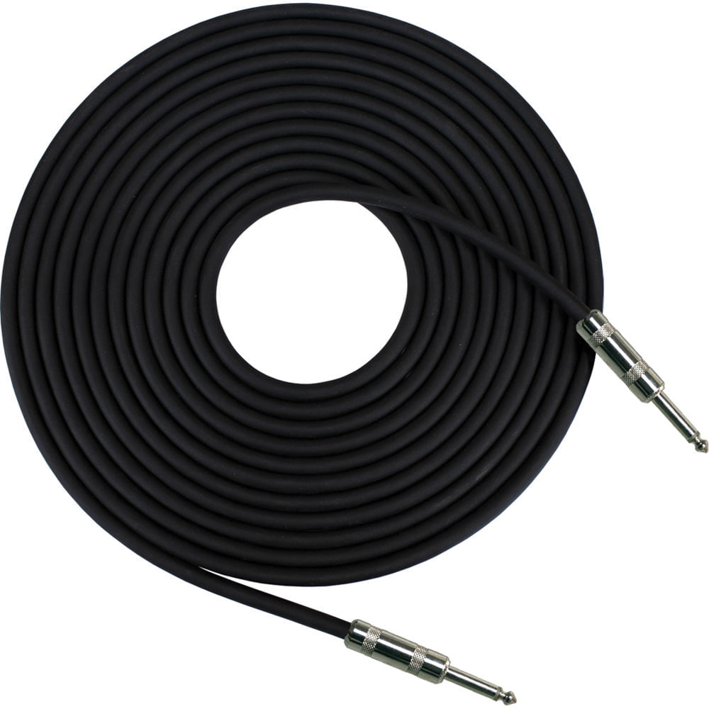 Cable de Instrumento RapcoHorizon G1 1/4 a 1/4" TS (30', Negro) - Para Hi-Z / Guitarras y Teclados,