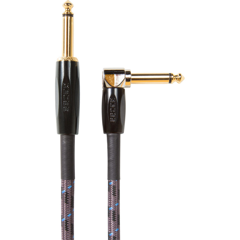 Cable de Instrumento BOSS BIC-10A, Conectores Rectos a Ángulo Recto de 1/4 Cable de Instrumento BOSS BIC-10A, Conectores Rectos a Ángulo Recto de 1/4