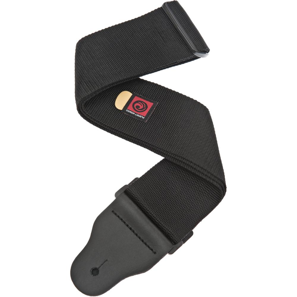 D'Addario Woven Guitar Strap 3" Wide (Black)