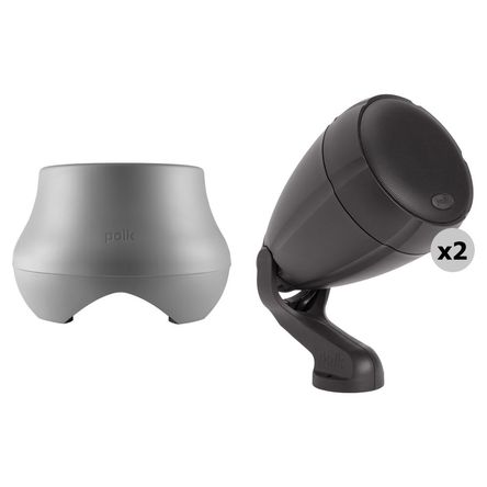 Polk Audio Atrium Sat300 - Par de Altavoces para Exterior y Kit de Subwoofer (Altavoces Marrón Casta 1701508-REG Polk Audio Atrium Sat300 - Par de Altavoces para Exterior y Kit de Subwoofer (Altavoces Marrón Casta 1701508-REG