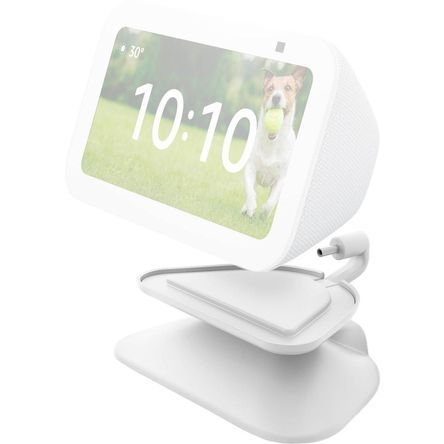 Soporte Ajustable Amazon con Carga USB-C para Echo Show 5 (Blanco Glaciar, 3ra Generación) - Conexió 1769117-REG