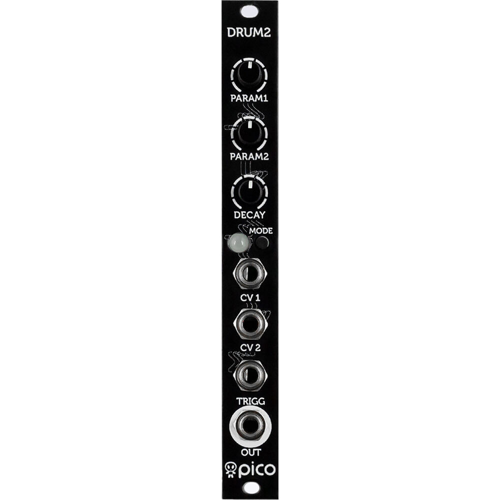 Módulo Eurorack Erica Synths Pico Drum2 (3 HP) - Sintetizador de Percusión Versátil con 8 Algoritmos 1763653-REG Módulo Eurorack Erica Synths Pico Drum2 (3 HP) - Sintetizador de Percusión Versátil con 8 Algoritmos 1763653-REG