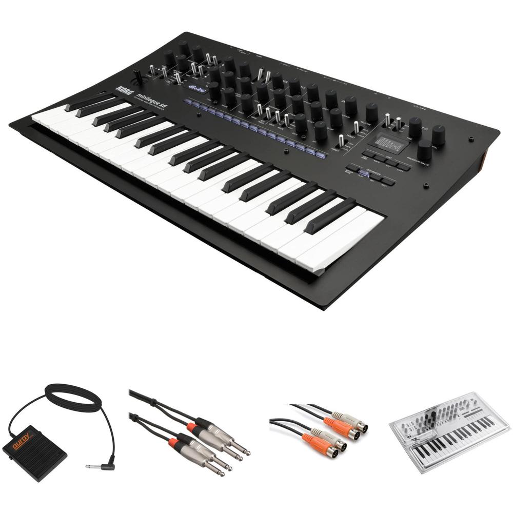 Korg Minilogue XD - Sintetizador Analógico Polifónico de 4 Voces con Kit de Accesorios, Cubierta y C 1503475-REG Korg Minilogue XD - Sintetizador Analógico Polifónico de 4 Voces con Kit de Accesorios, Cubierta y C 1503475-REG