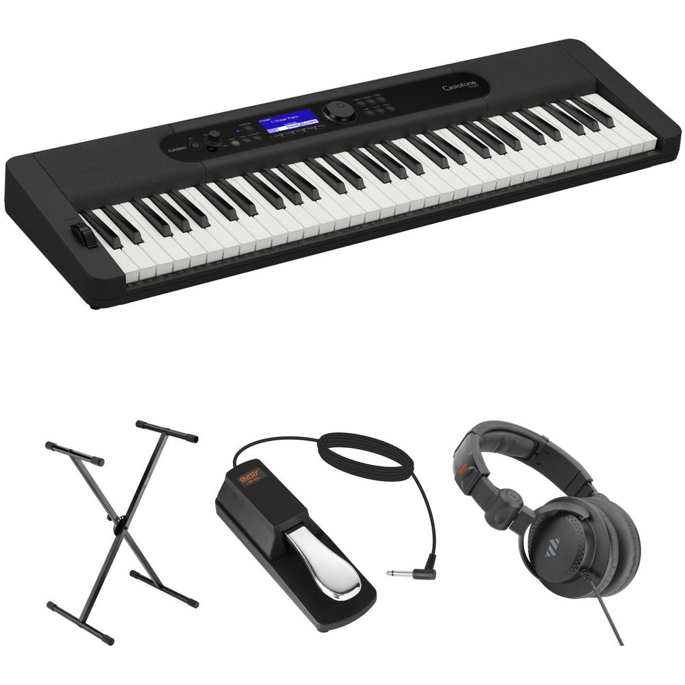 Kit de Valor Teclado Portátil Sensible Al Tacto de 61 Teclas Casio Ct S400 Negro 1689403-REG Kit de Valor Teclado Portátil Sensible Al Tacto de 61 Teclas Casio Ct S400 Negro 1689403-REG
