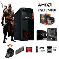 Computadora PC  RYZEN 7-5700G  3.2Ghz  Ram 16GB  DISCO SOLIDO SSD 960GB
