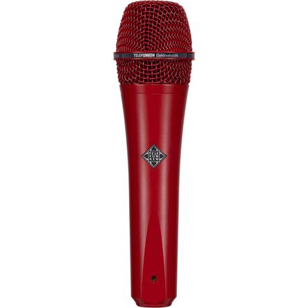 Micrófono Dinámico Telefunken M81 Custom de Mano Supercardioide (Cuerpo Rojo, Rejilla Roja) - Patrón 1412635-REG