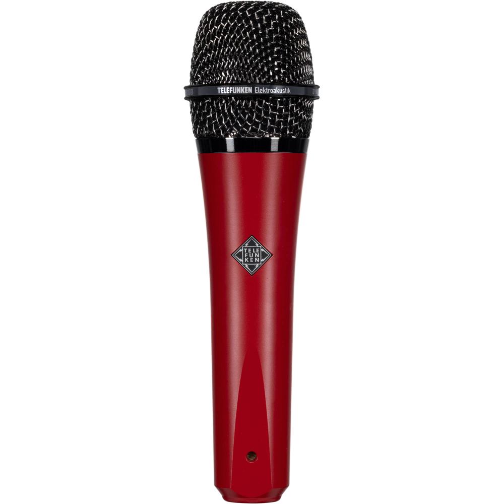 Micrófono Dinámico Telefunken M81 Custom Supercardioide (Cuerpo Rojo, Rejilla Negra) - Patrón Polar 1412636-REG Micrófono Dinámico Telefunken M81 Custom Supercardioide (Cuerpo Rojo, Rejilla Negra) - Patrón Polar 1412636-REG