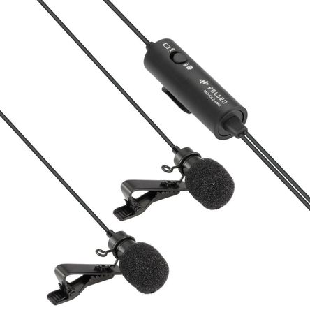Micrófono Lavalier Doble Omnidireccional Polsen MO-IDL2-MK2 para Cámaras DSLR y Smartphones (Cable d 1565792-REG Micrófono Lavalier Doble Omnidireccional Polsen MO-IDL2-MK2 para Cámaras DSLR y Smartphones (Cable d 1565792-REG