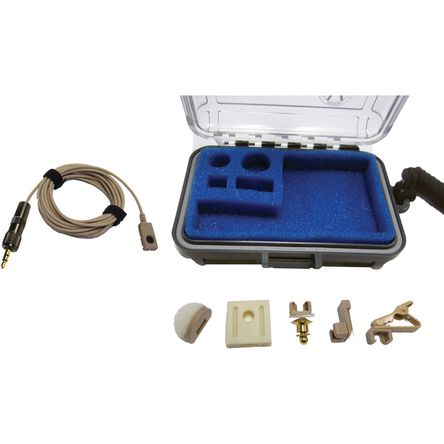 Micrófono Lavalier Impermeable Voice Technologies VT500WATER con Conector TRS de 3.5mm (Beige) - Com 932763-REG