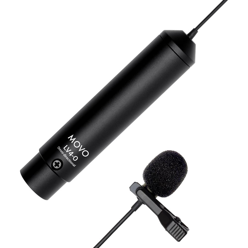 Micrófono Lavalier Omnidireccional Movo Photo LV4-O con Conector XLR - Ideal para Entrevistas, Voice 1623675-REG Micrófono Lavalier Omnidireccional Movo Photo LV4-O con Conector XLR - Ideal para Entrevistas, Voice 1623675-REG