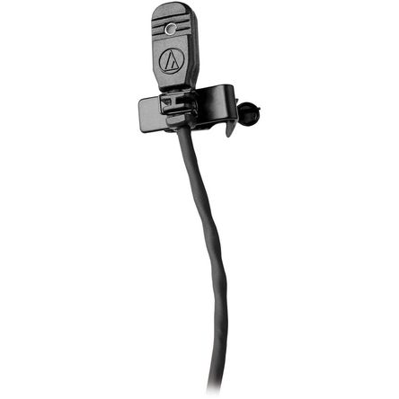 Micrófono Lavalier Omnidireccional Audio-Technica MT830cH para Inalámbricos (Negro, Conector Hirose 1426898-REG