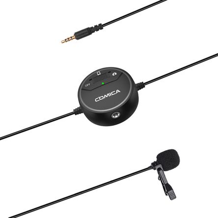 Micrófono Lavalier Omnidireccional Comica Audio SIG.LAV V03 con Monitoreo en Tiempo Real para DSLR y 1552632-REG Micrófono Lavalier Omnidireccional Comica Audio SIG.LAV V03 con Monitoreo en Tiempo Real para DSLR y 1552632-REG
