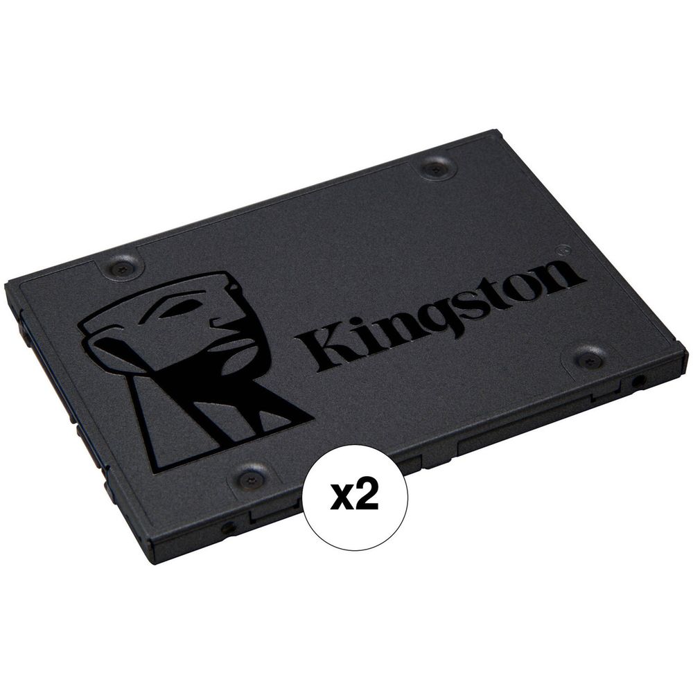 Paquete de 2 Unidades de Ssd Interno Kingston A400 Sata Iii de 240Gb en Formato de 2.5 1746156-REG Paquete de 2 Unidades de Ssd Interno Kingston A400 Sata Iii de 240Gb en Formato de 2.5 1746156-REG