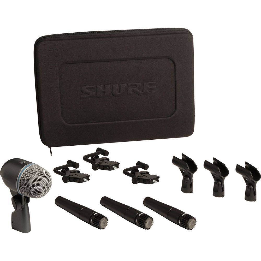 Kit de Micrófonos para Batería Shure Dmk57 52 229185-REG Kit de Micrófonos para Batería Shure Dmk57 52 229185-REG