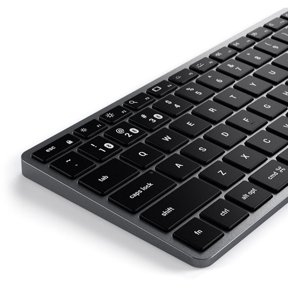Teclado Bluetooth Retroiluminado Satechi Slim X1 Gris Espacial 1629597-REG Teclado Bluetooth Retroiluminado Satechi Slim X1 Gris Espacial 1629597-REG