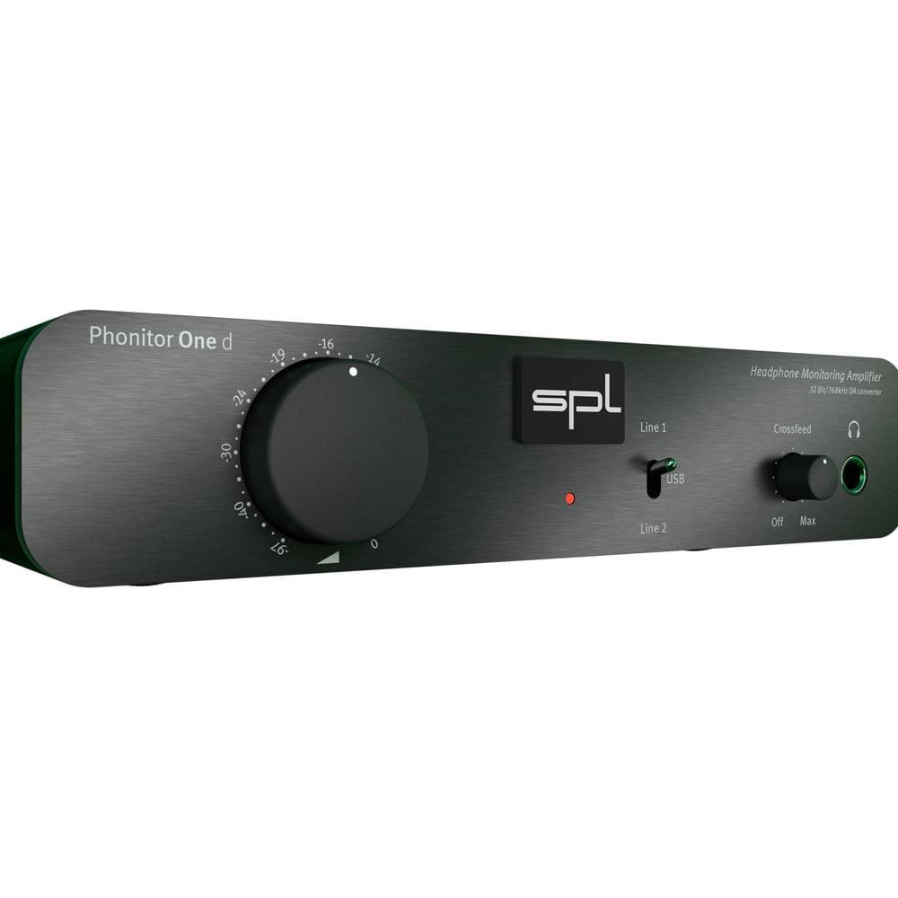 Amplificador de Auriculares Audiophile SPL Phonitor One d con DAC de 32-Bit 1601459-REG Amplificador de Auriculares Audiophile SPL Phonitor One d con DAC de 32-Bit 1601459-REG