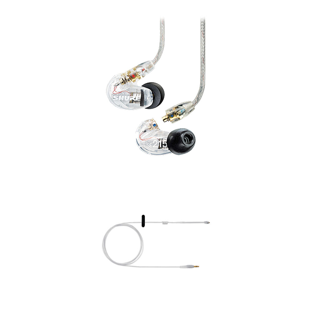 Auriculares Estéreo Aislantes de Sonido Shure SE215 con Cable Coiled EAC-IFB para Monitoreo IFB 1423329-REG Auriculares Estéreo Aislantes de Sonido Shure SE215 con Cable Coiled EAC-IFB para Monitoreo IFB 1423329-REG