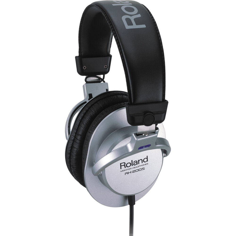 Auriculares de Monitor Circumaurales Roland RH-200S (Plateado) - Para Mezcla, Edición o Grabación, D 429628-REG Auriculares de Monitor Circumaurales Roland RH-200S (Plateado) - Para Mezcla, Edición o Grabación, D 429628-REG