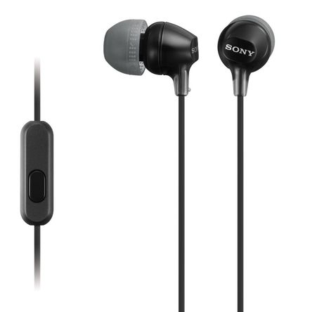 Auriculares Sony MDR-EX15AP EX Monitor (Negro) - Drivers de 9mm, Imán de Neodimio, Micrófono y Contr 1036447-REG Auriculares Sony MDR-EX15AP EX Monitor (Negro) - Drivers de 9mm, Imán de Neodimio, Micrófono y Contr 1036447-REG