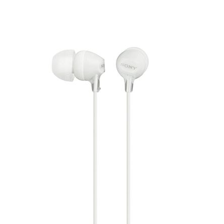 Auriculares In-Ear Sony MDR-EX15LP (Blanco) - Controladores de 9mm, Imán de Neodimio, Diseño de Cabl 1036456-REG Auriculares In-Ear Sony MDR-EX15LP (Blanco) - Controladores de 9mm, Imán de Neodimio, Diseño de Cabl 1036456-REG