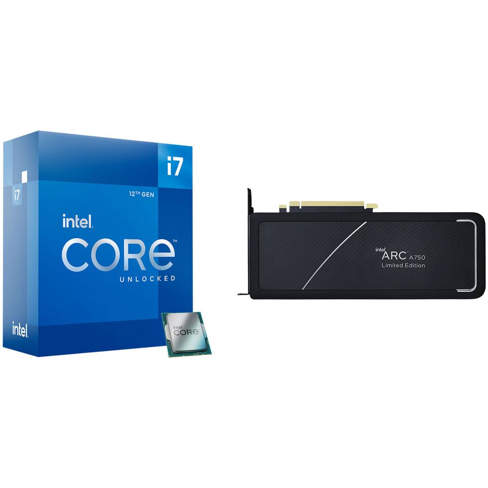 Kit de Procesador Intel Core I7 12700K con Tarjeta Gráfica Intel Arc A750 Edición Limitada 1759529-REG Kit de Procesador Intel Core I7 12700K con Tarjeta Gráfica Intel Arc A750 Edición Limitada 1759529-REG