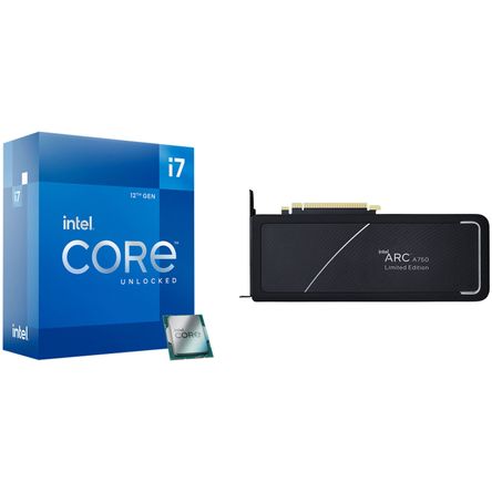 Kit de Procesador Intel Core I7 12700K con Tarjeta Gráfica Intel Arc A750 Edición Limitada 1759529-REG Kit de Procesador Intel Core I7 12700K con Tarjeta Gráfica Intel Arc A750 Edición Limitada 1759529-REG