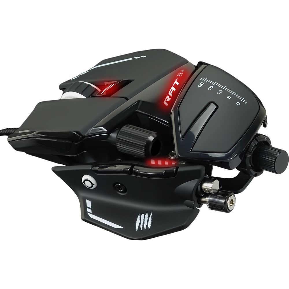 Mouse para Juegos Mad Catz R.A.T. 8+ Totalmente Ajustable Negro 1762186-REG Mouse para Juegos Mad Catz R.A.T. 8+ Totalmente Ajustable Negro 1762186-REG