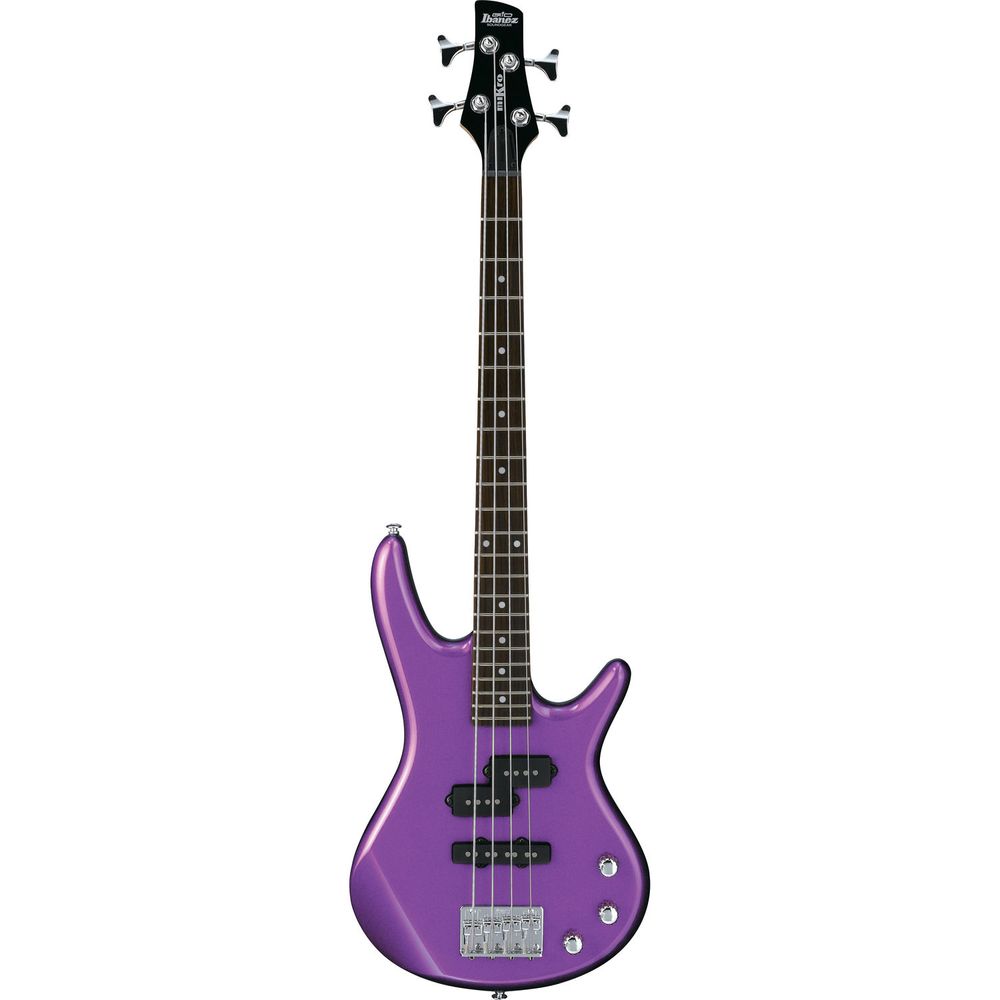 bajo de 4 Cuerdas de Escala Corta Ibanez Gsrm20 Mikro Morado Metálico 1388371-REG bajo de 4 Cuerdas de Escala Corta Ibanez Gsrm20 Mikro Morado Metálico 1388371-REG