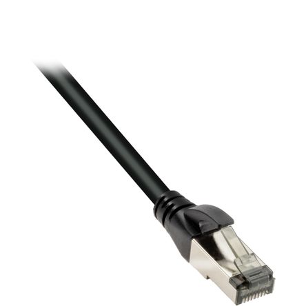 Cable de Conexión Ethernet de Doble Blindaje Pearstone Cat 7 10 Negro 1673211-REG Cable de Conexión Ethernet de Doble Blindaje Pearstone Cat 7 10 Negro 1673211-REG