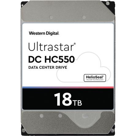 Disco Duro Interno Wd 18Tb Ultrastar Dc Hc550 7200 Rpm Sas 3 3.5 Oem 1635320-REG