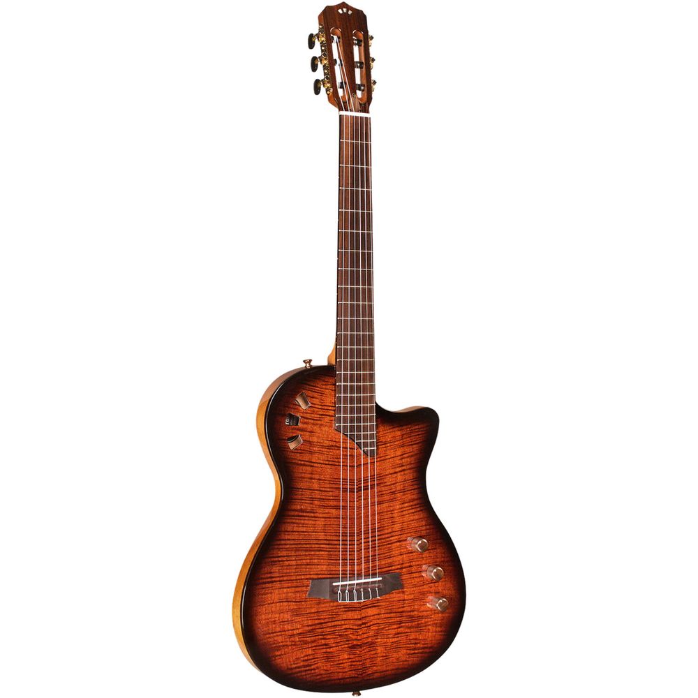 Guitarra Eléctrica de Cuerdas de Nylon Cordoba Stage Edge Burst 1710581-REG Guitarra Eléctrica de Cuerdas de Nylon Cordoba Stage Edge Burst 1710581-REG