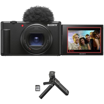 Cámara Digital Sony Zv 1 Ii con Kit de Accesorios para Vloggers Negro 1769529-REG
